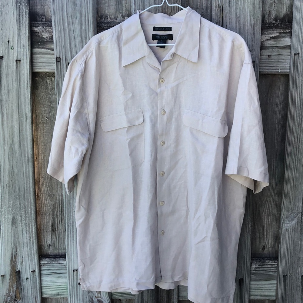 Bruno’s 100% washable Linen Hawaiian Shirt XL